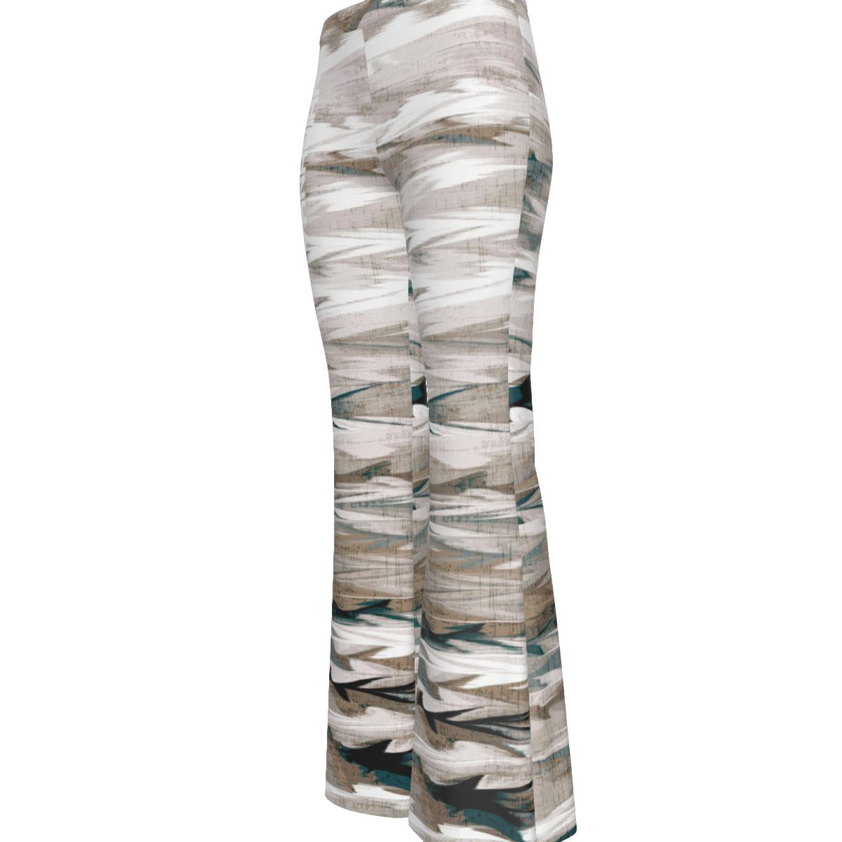 All-Over Print Women's High Elastic Flare Pants