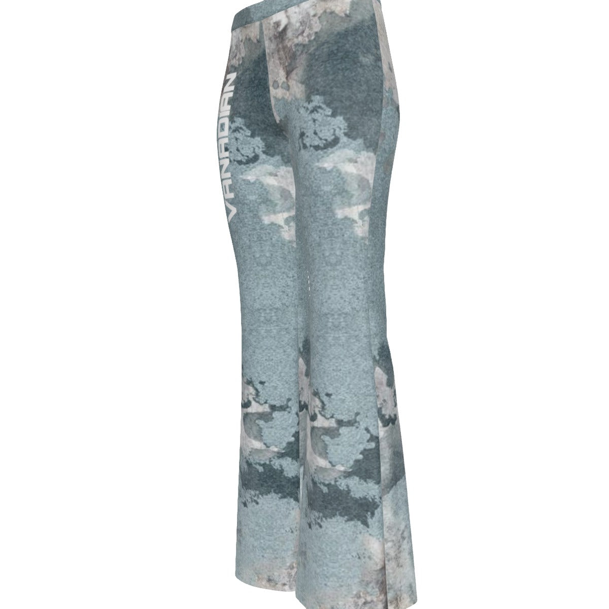 All-Over Print Women's High Elastic Flare Pants