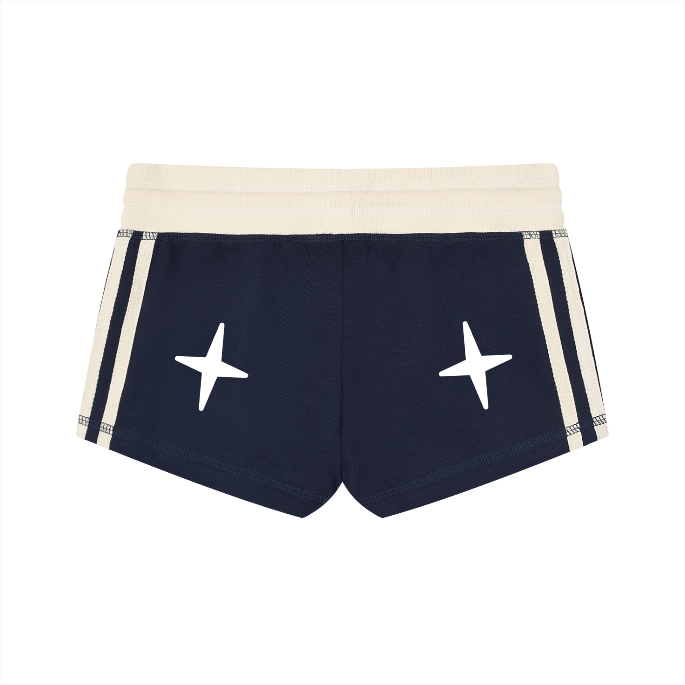 Women's Contrast Stripe Track Shorts