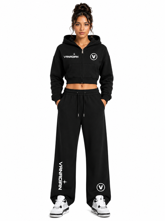 VNDN Noctaris cropped Zip Hoodie