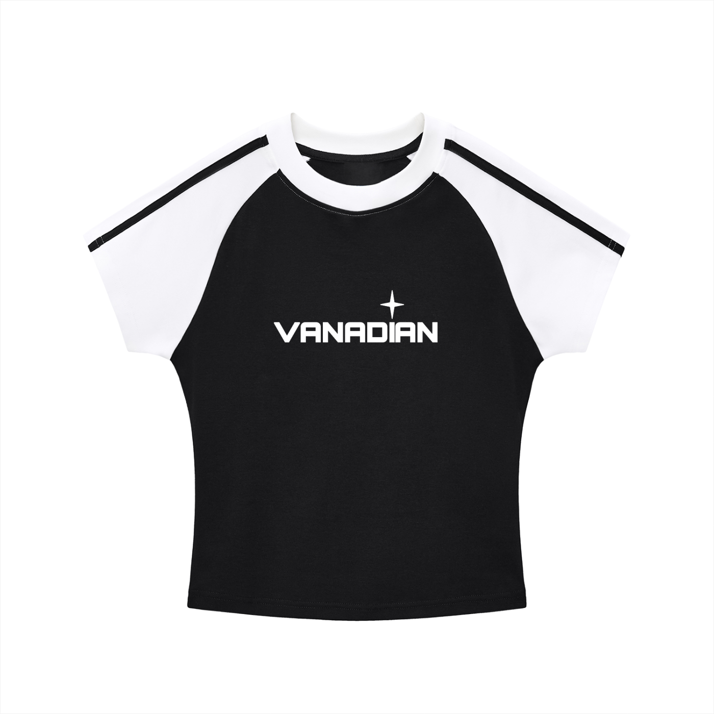 Vani Bodycon Raglan  Sleeve T-Shirt