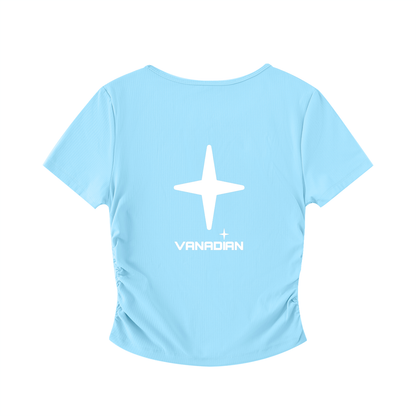 Ruched Bodycon Crop Top