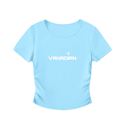 Ruched Bodycon Crop Top