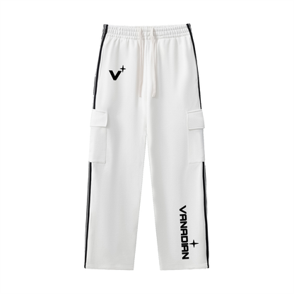 Side Stripe Straight-Leg Pants