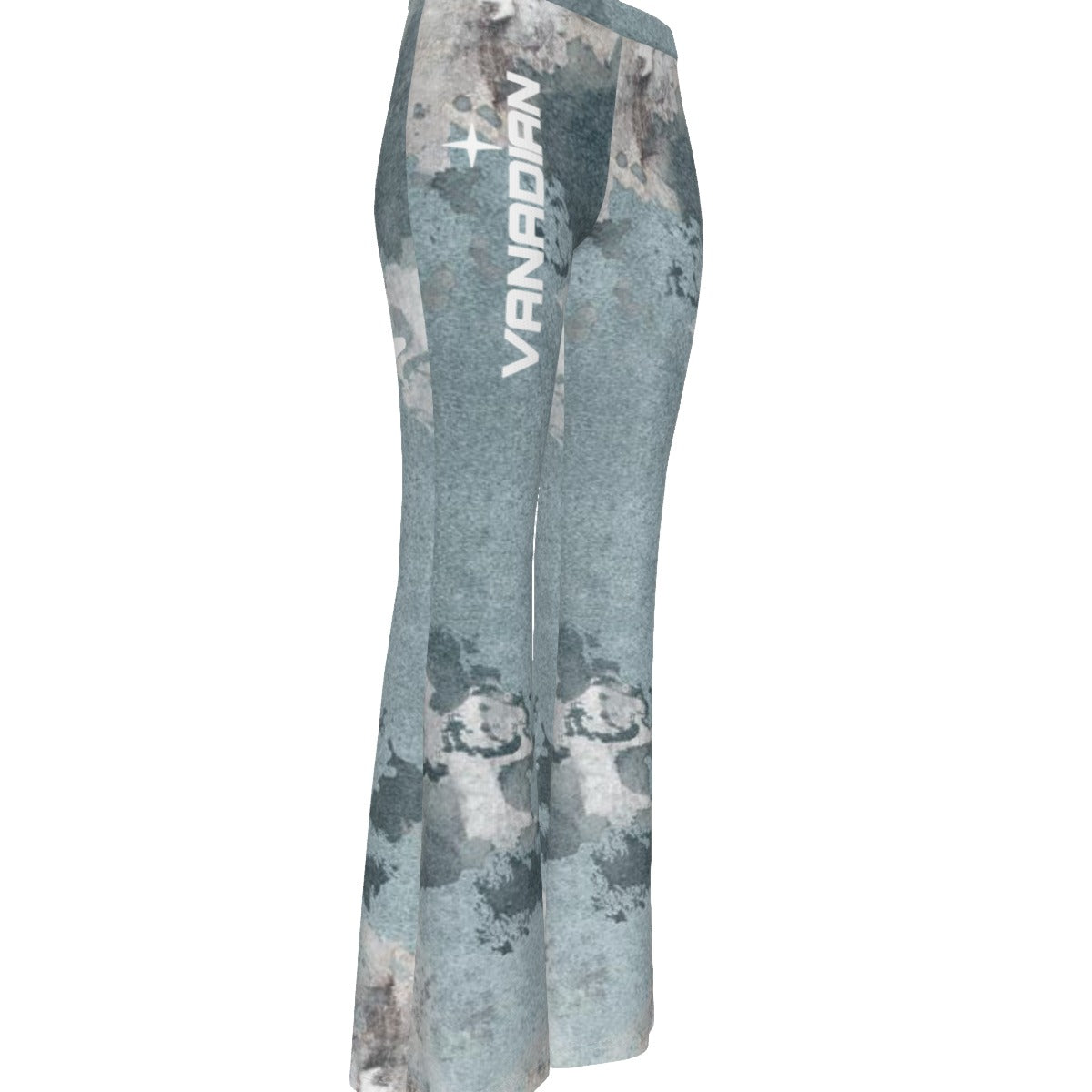 All-Over Print Women's High Elastic Flare Pants