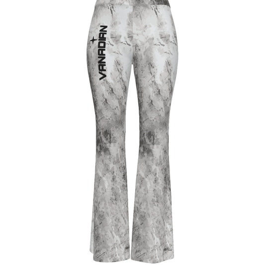 All-Over Print Women's High Elastic Flare Pants