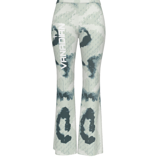 All-Over Print Women's High Elastic Flare Pants