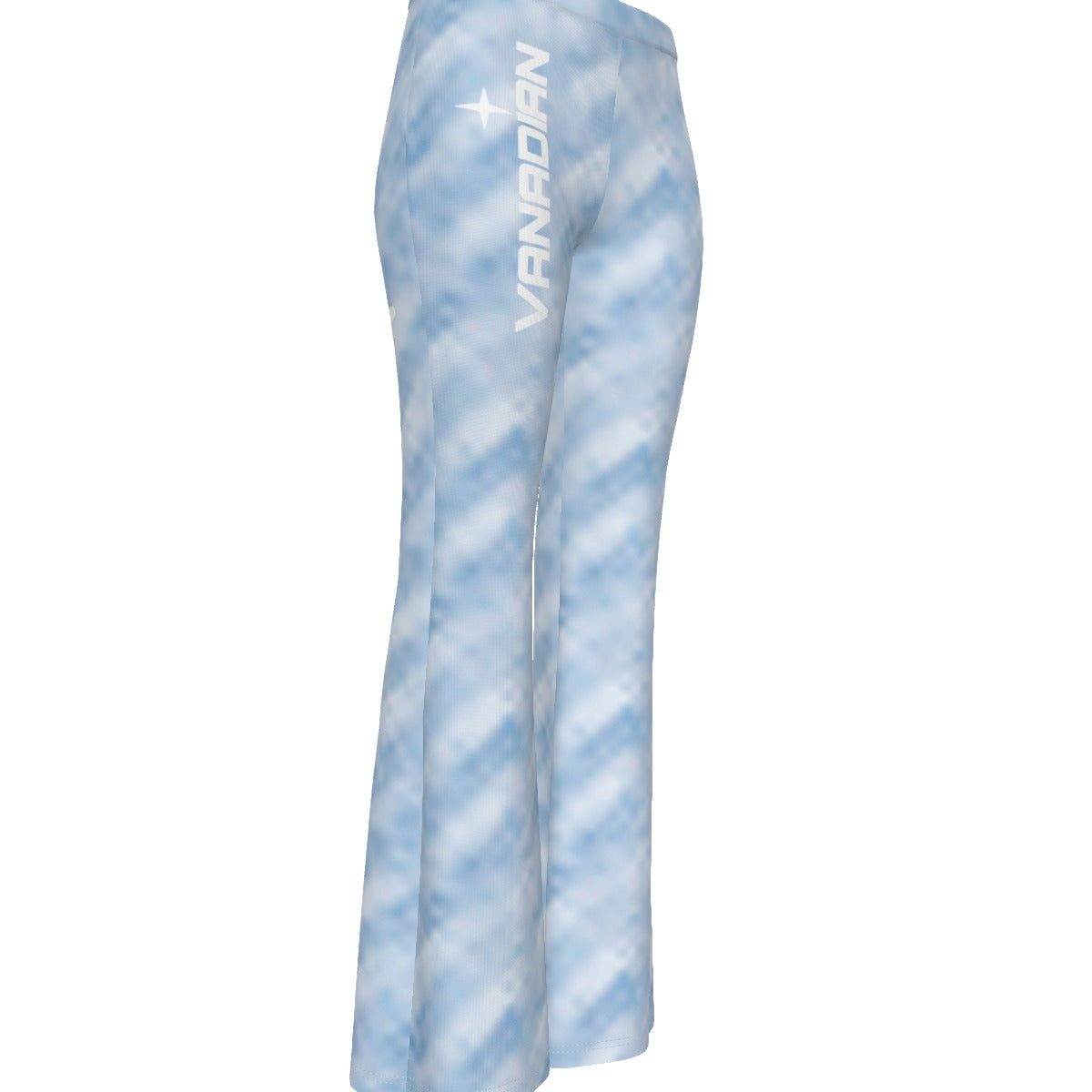 All-Over Print Women's High Elastic Flare Pants