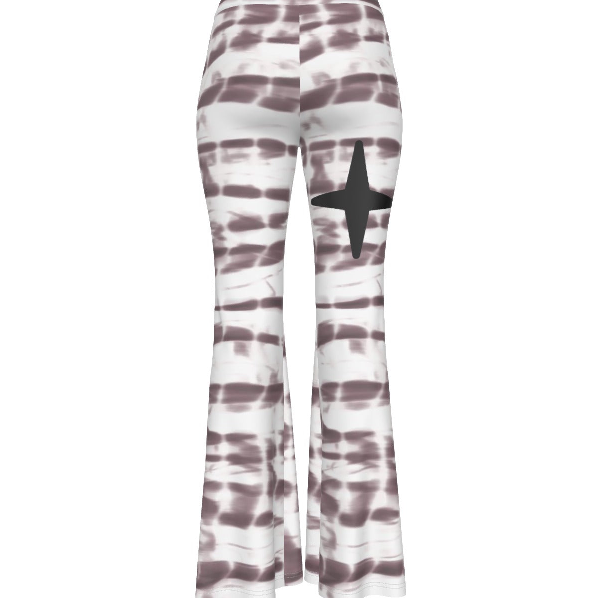 All-Over Print Women's High Elastic Flare Pants