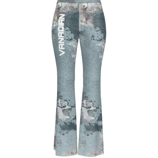 All-Over Print Women's High Elastic Flare Pants