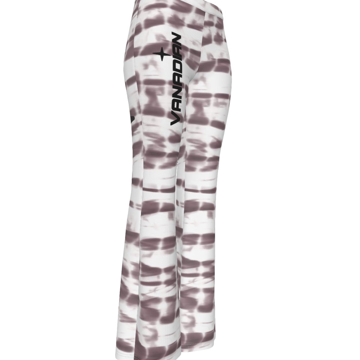 All-Over Print Women's High Elastic Flare Pants