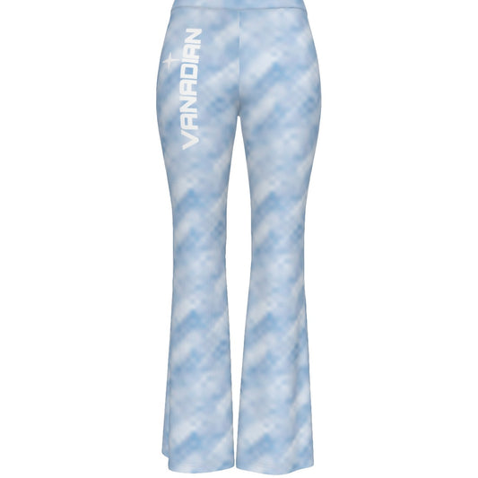 All-Over Print Women's High Elastic Flare Pants