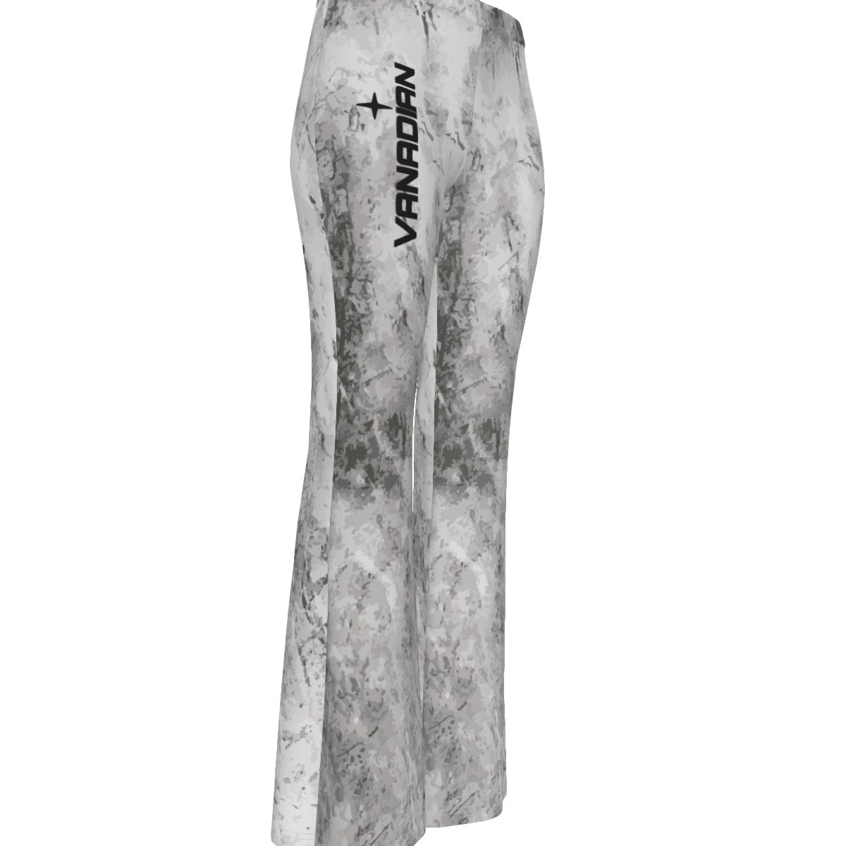 All-Over Print Women's High Elastic Flare Pants