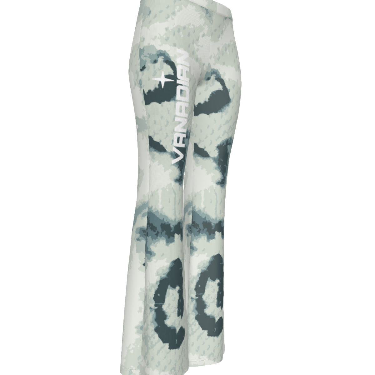 All-Over Print Women's High Elastic Flare Pants