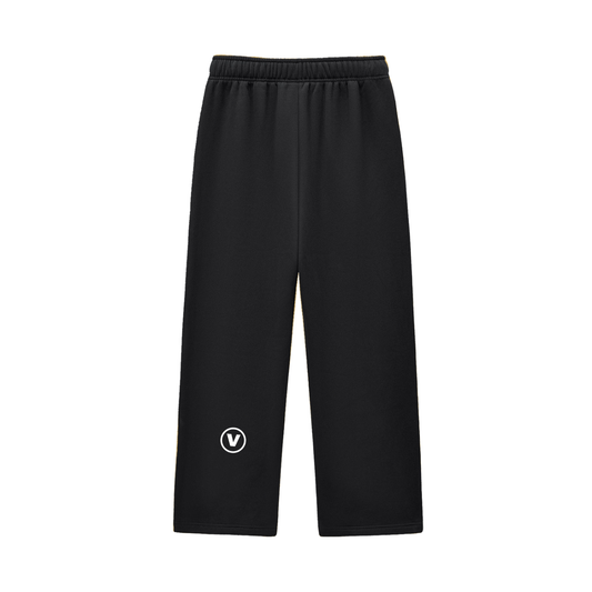 Contrast-Stitched Fleece Sweatpants