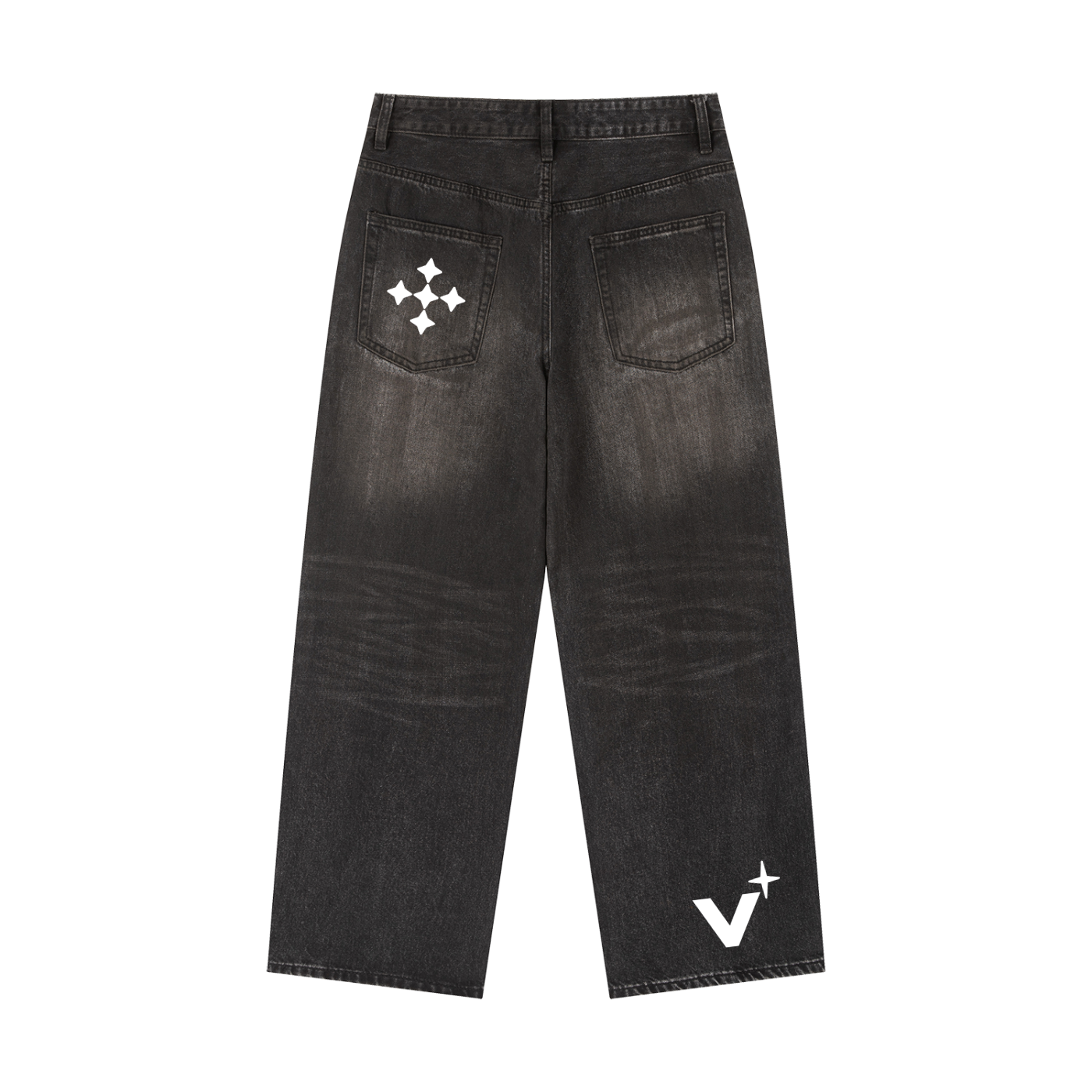 Vintage Wash Heavyweight Denim Jeans