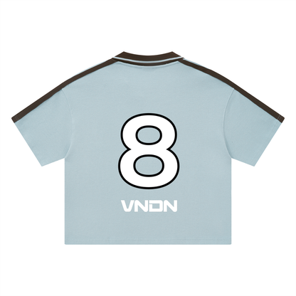 Unisex Color Block Polo Shirt