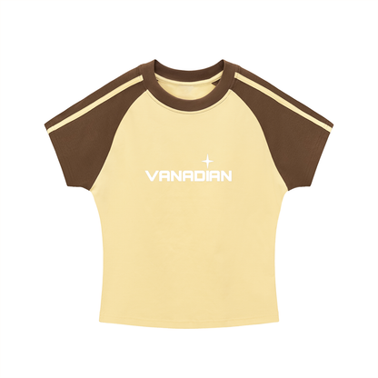 Bodycon Raglan  Sleeve T-Shirt