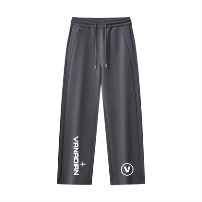 Essential Drawstring Straight-Leg Sweatpants