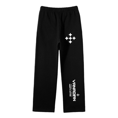 Streetwear Unisex Solid Color Fleece Straight Leg Pants