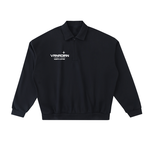 Heavyweight Fleece Polo Sweatshirt