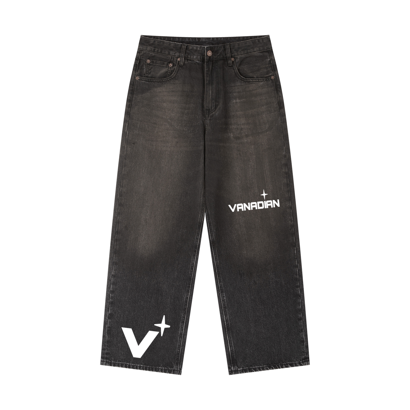 Vintage Wash Heavyweight Denim Jeans