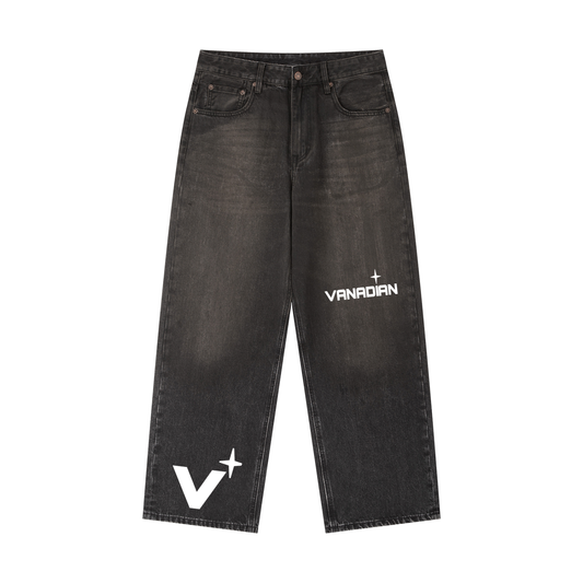 Vintage Wash Heavyweight Denim Jeans
