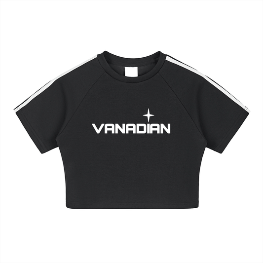 Taped Cooling Performance Crop Top