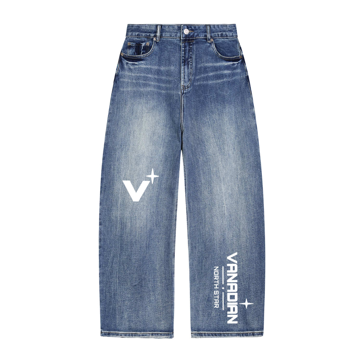 Sun Fade Heavyweight Denim Jeans