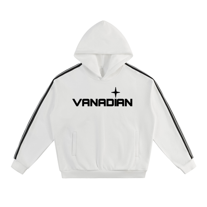 Side Stripe Drop-Shoulder Hoodie