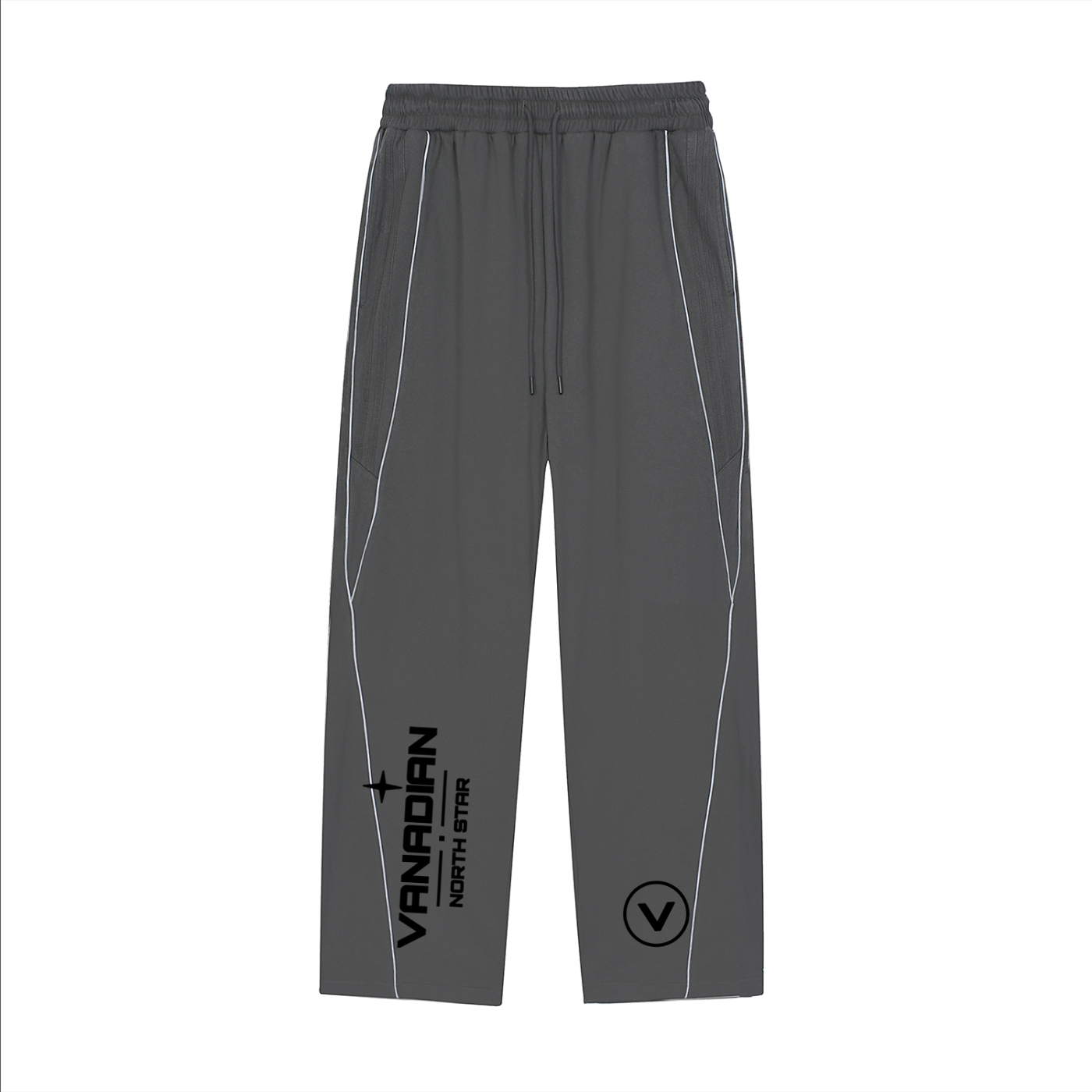 Reflection Striped Straight-Leg Sweatpants