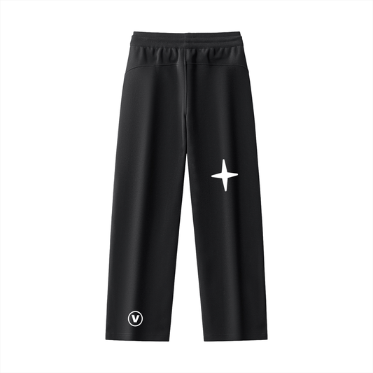 Essential Drawstring Straight-Leg Sweatpants