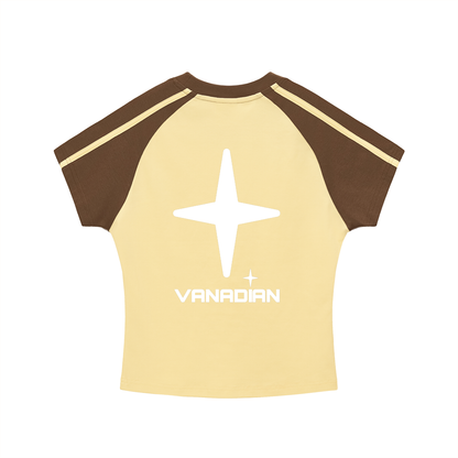 Bodycon Raglan  Sleeve T-Shirt