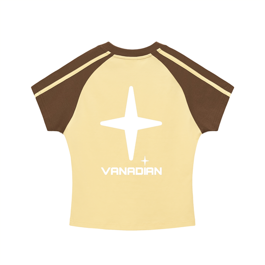 Vani Bodycon Raglan  Sleeve T-Shirt