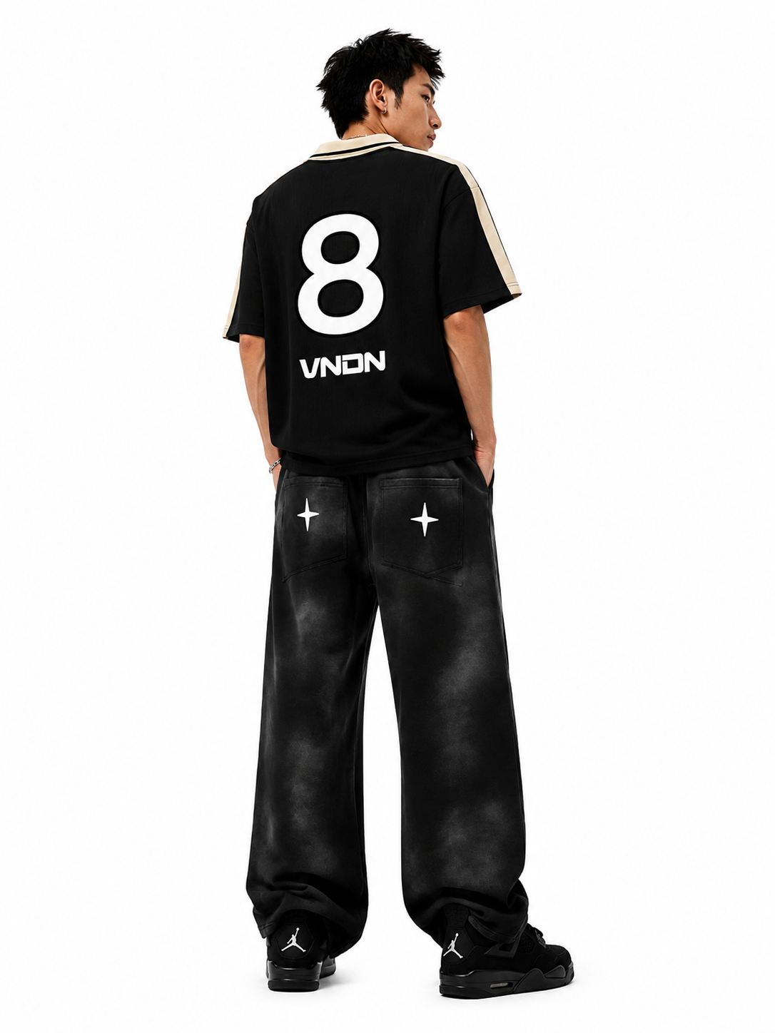 Unisex Color Block Polo Shirt