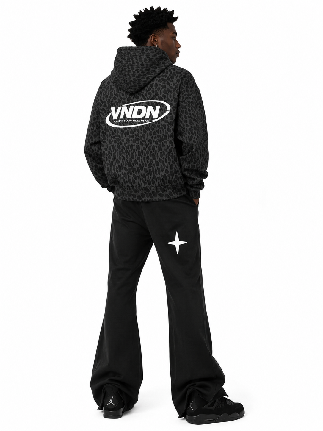 VNDN Leopard Print Hoodie