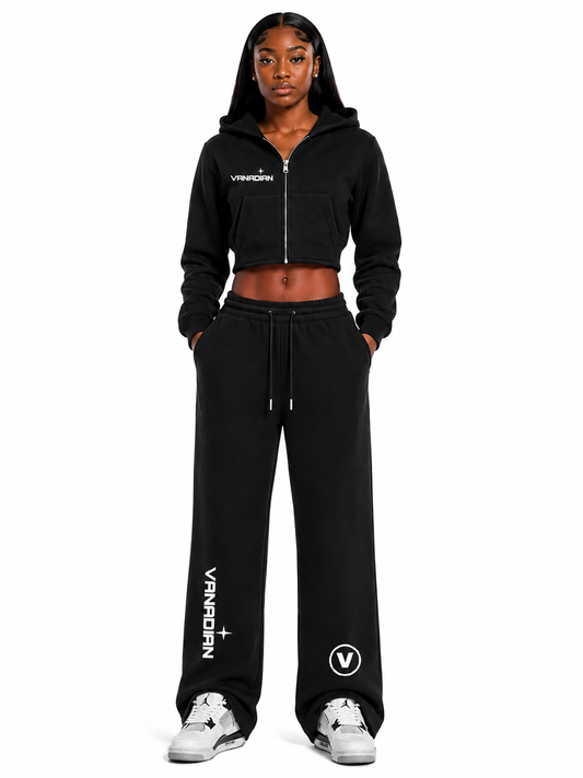 VNDN Noctaris cropped Zip Hoodie