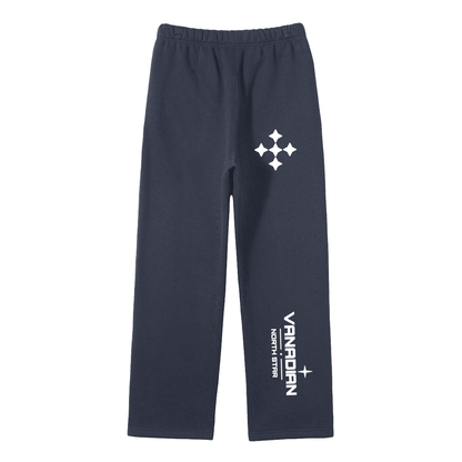 Streetwear Unisex Solid Color Fleece Straight Leg Pants