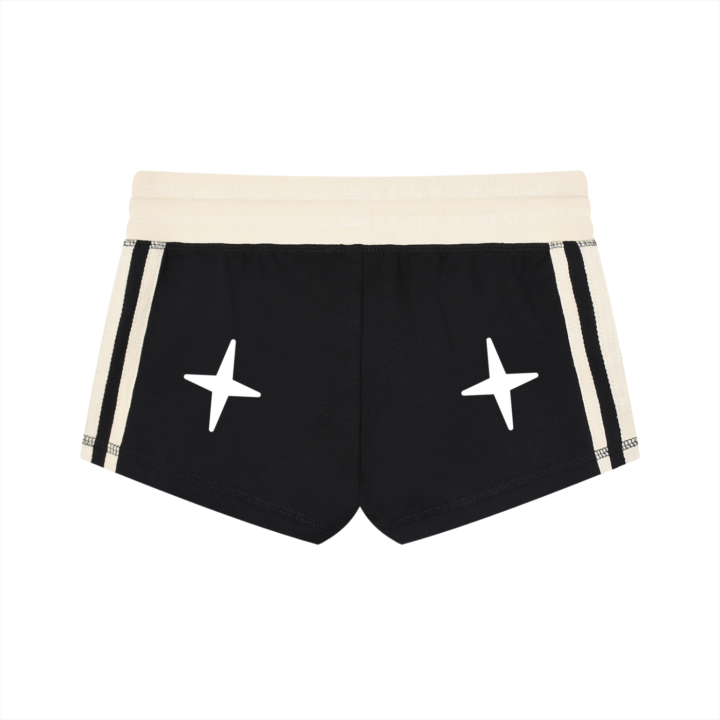 Women's Contrast Stripe Track Shorts