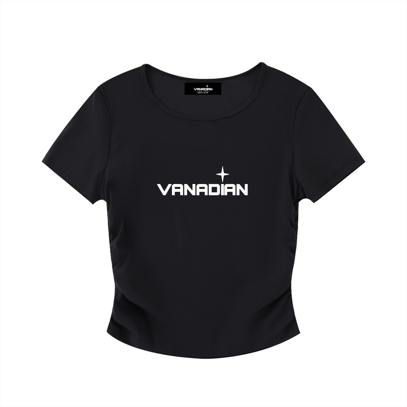 Ruched Bodycon Crop Top