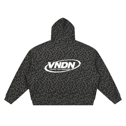 VNDN Leopard Print Hoodie