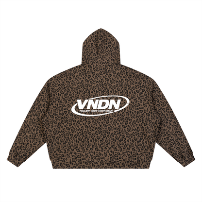 VNDN Leopard Print Hoodie