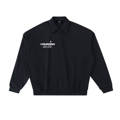 Heavyweight Fleece Polo Sweatshirt