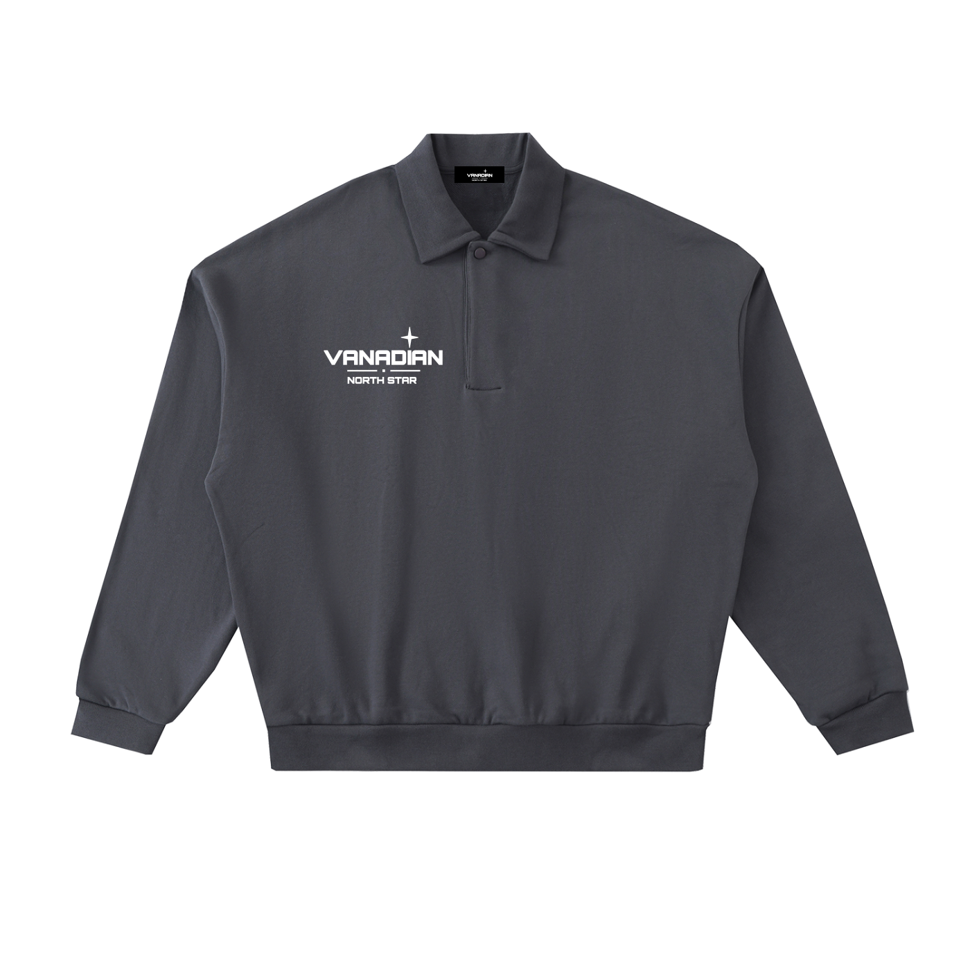 Heavyweight Fleece Polo Sweatshirt