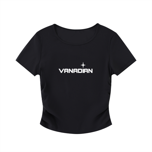 Ruched Bodycon Crop Top