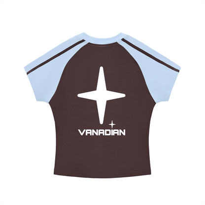 Bodycon Raglan  Sleeve T-Shirt