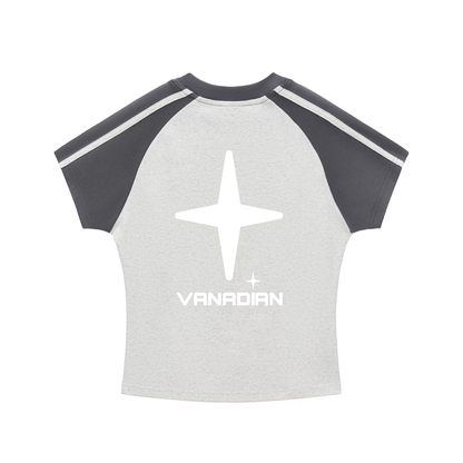 Bodycon Raglan  Sleeve T-Shirt