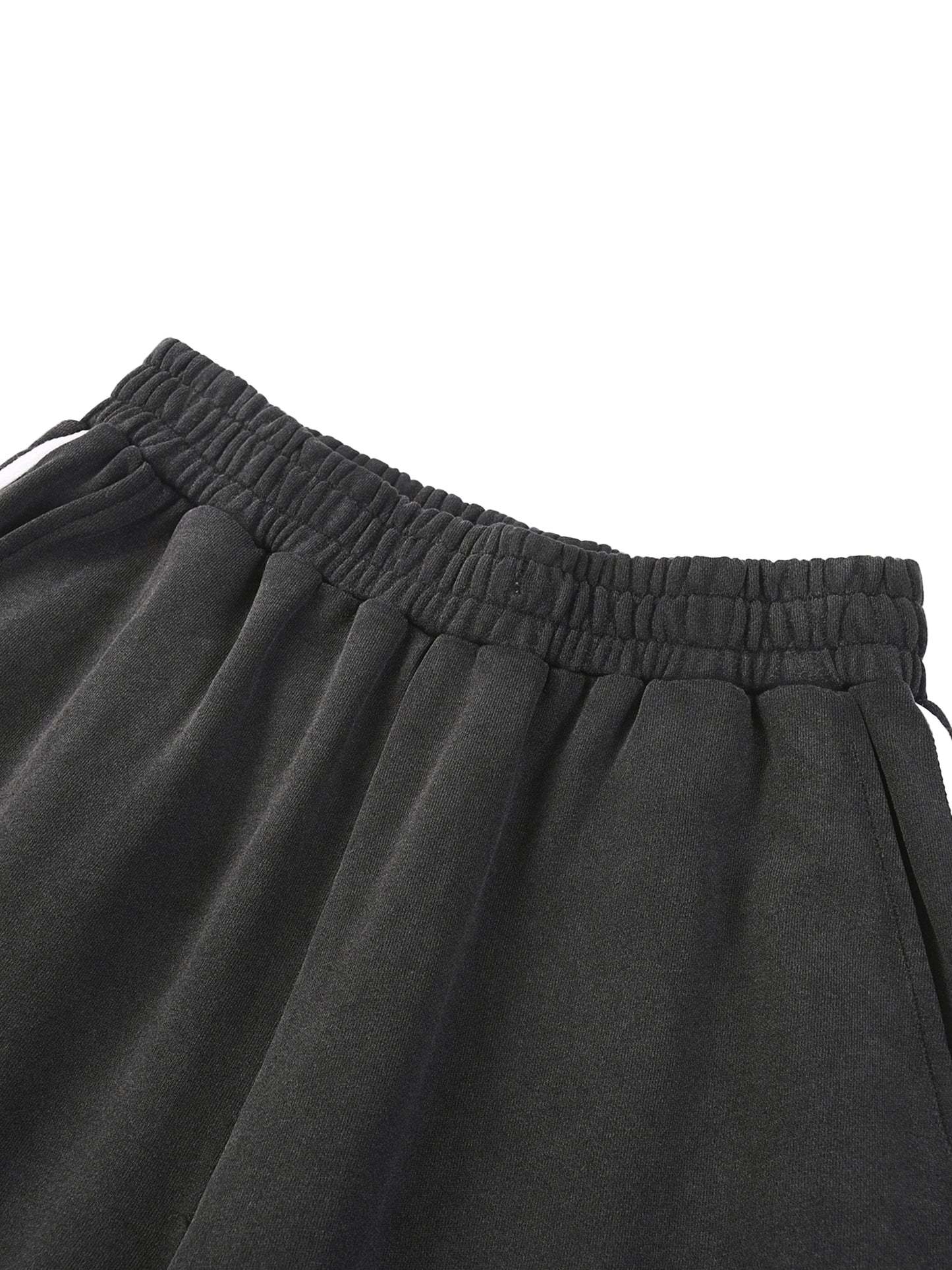 Snow Washed Contrast Tape Sweatpants